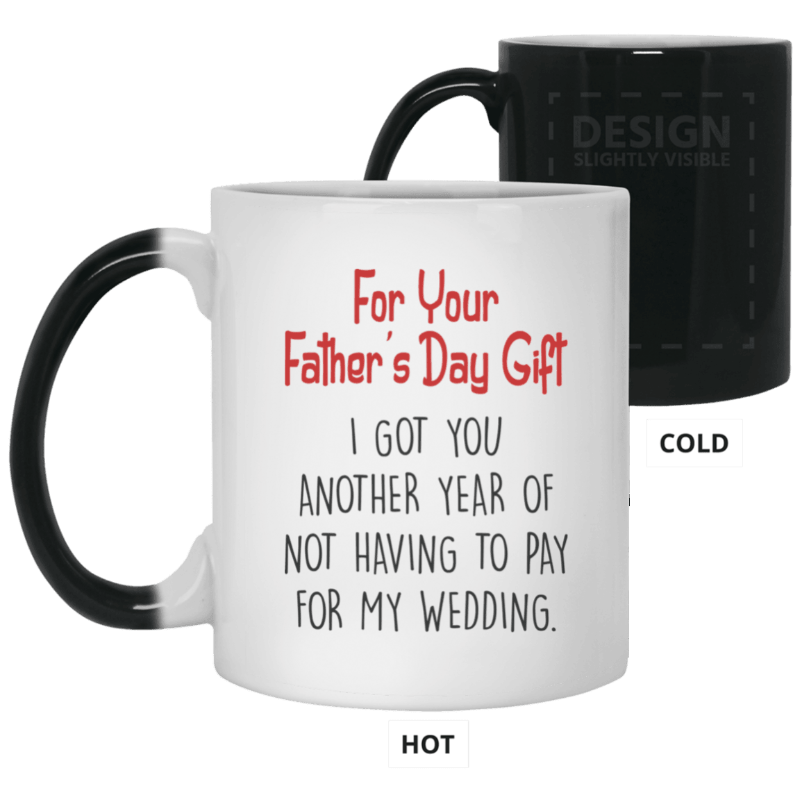 For Dad Not Having To Pay For My Wedding Funny Fathers Day Mug