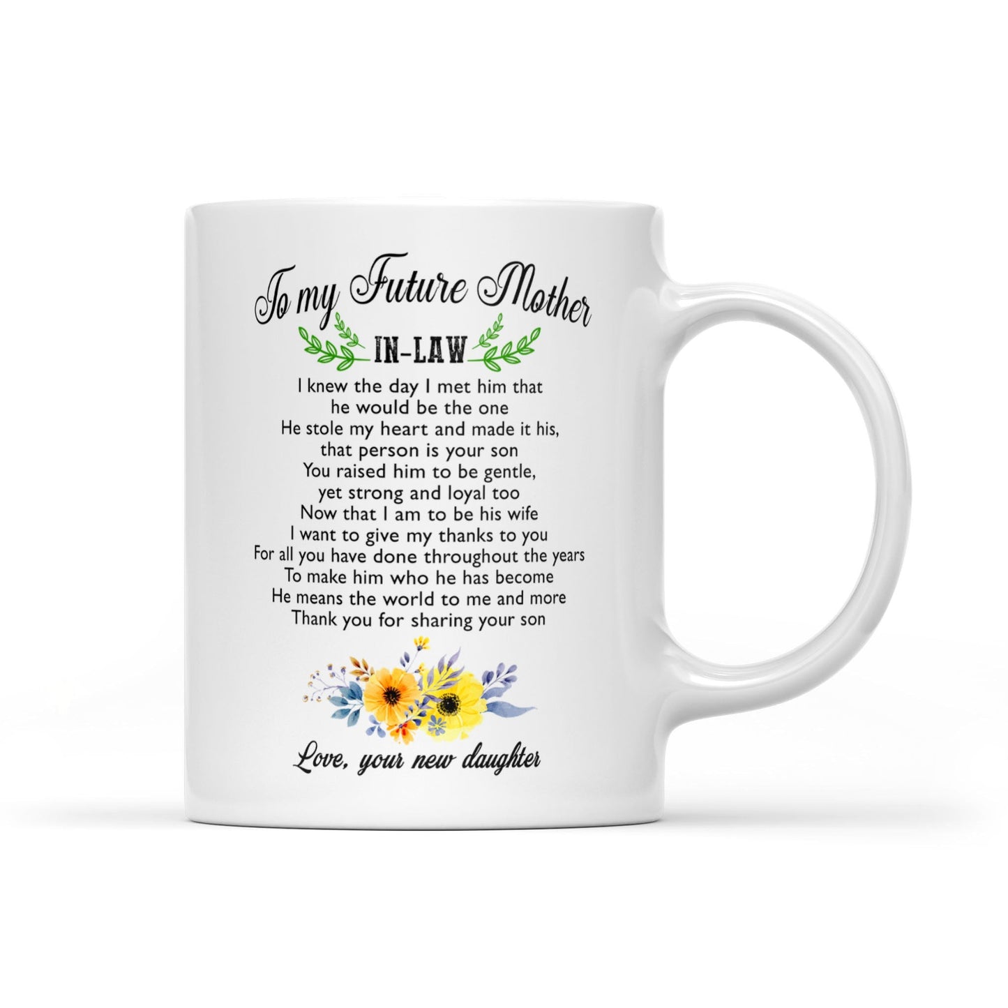 Gift For Future Mother-in-law He Means The World To Me And More Mug