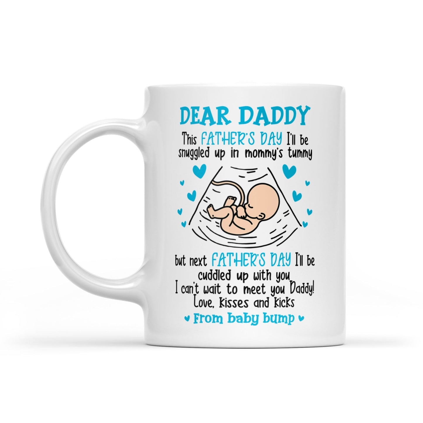 Can't Wait To Meet Daddy Mug Father's Day Gift For Dad To Be