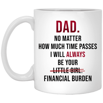 Dad No Matter How Much Time Passes Daddy Mug Gift For Dad