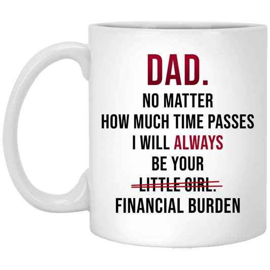 Dad No Matter How Much Time Passes Daddy Mug Gift For Dad