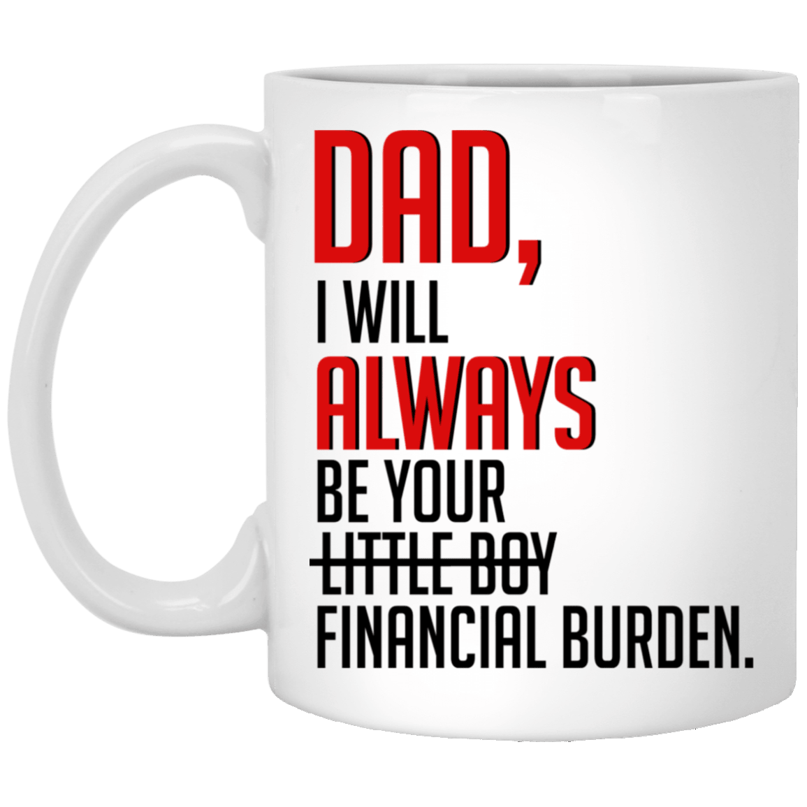 Dad I Will Always Be Your Financial Burden Mug Gift For Dad