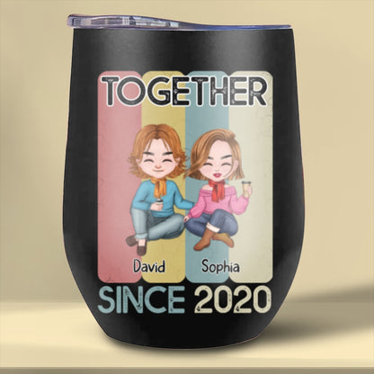 Together Coffee Tumbler Personalized Gift For Couple