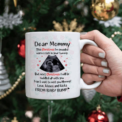 Personalized Gift For Mom To Be Cuddled Up With You Mug
