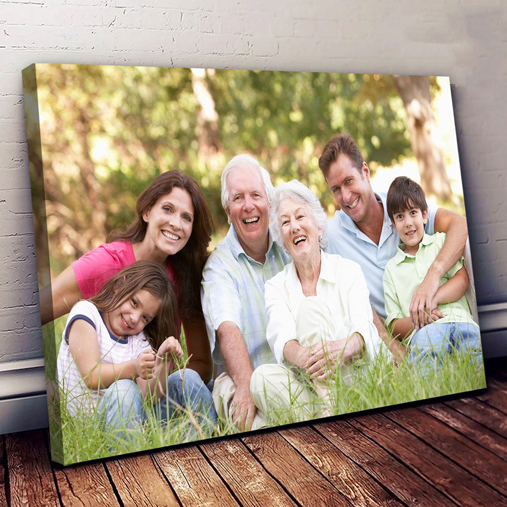 Custom Any Photo On Canvas Personalized New Home Gifts For Family