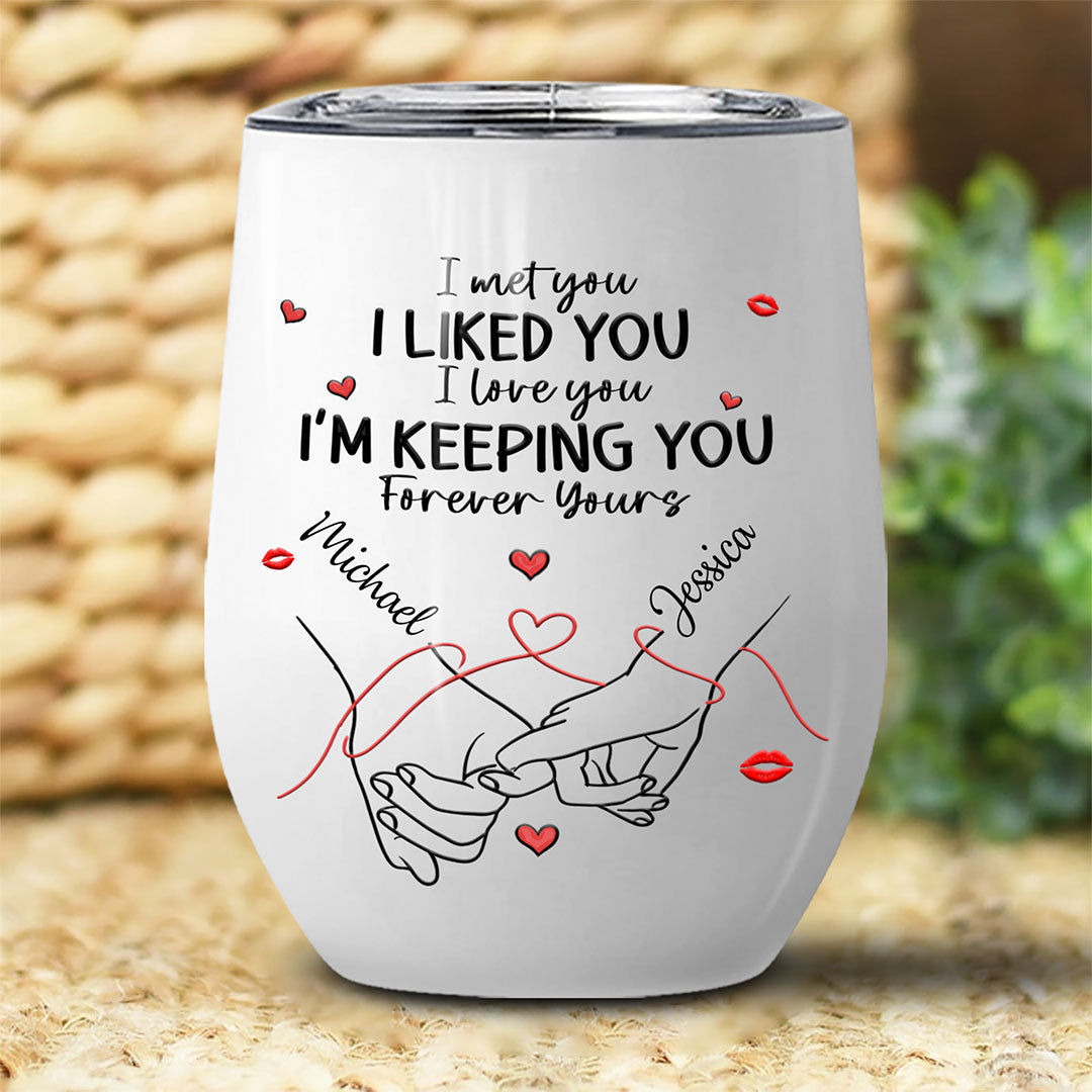 Forever Yours Tumbler Personalized Gifts For Couple