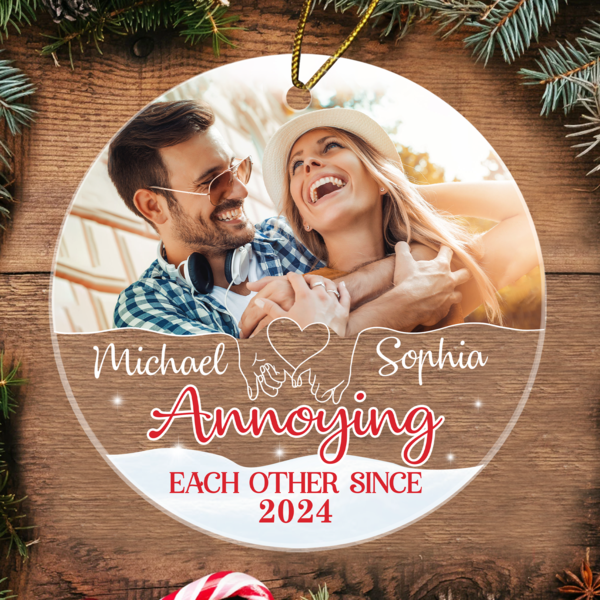 Annoying Each Other Ornament Personalized Gift For Couple For Wife Husband