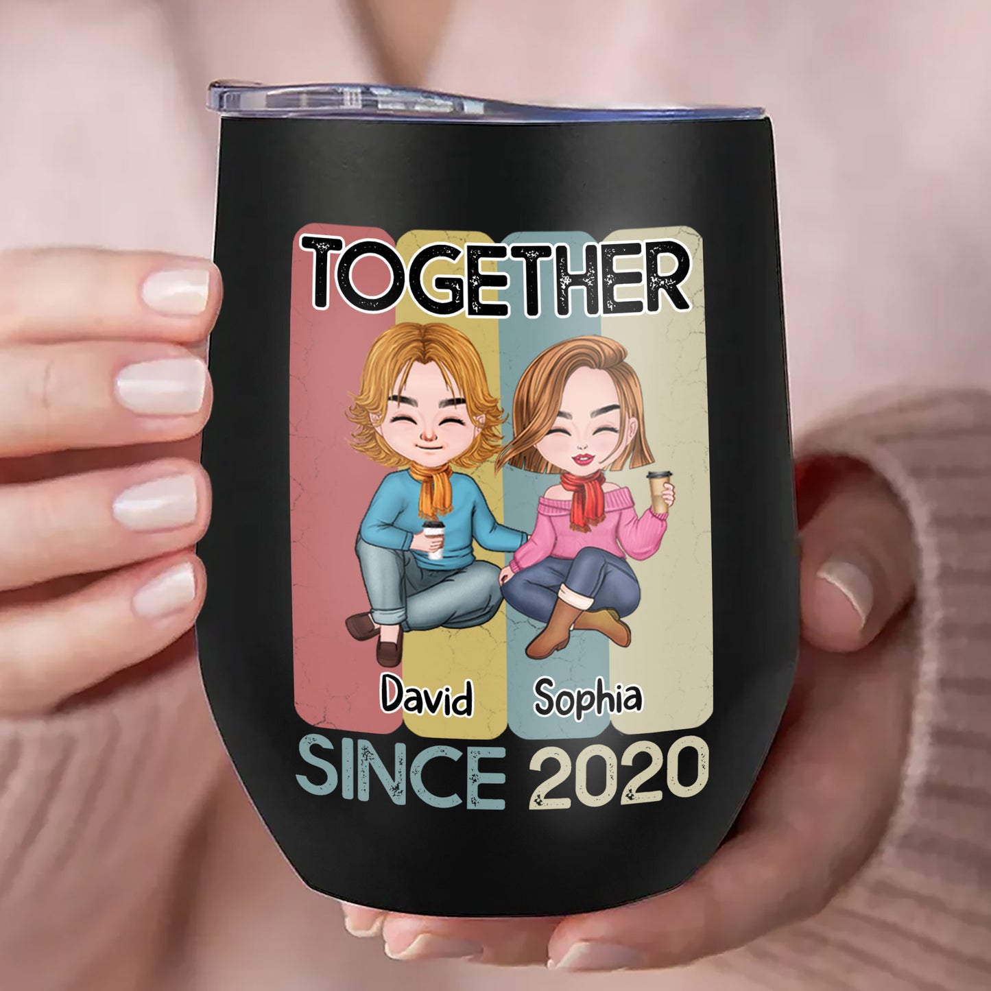 Together Coffee Tumbler Personalized Gift For Couple