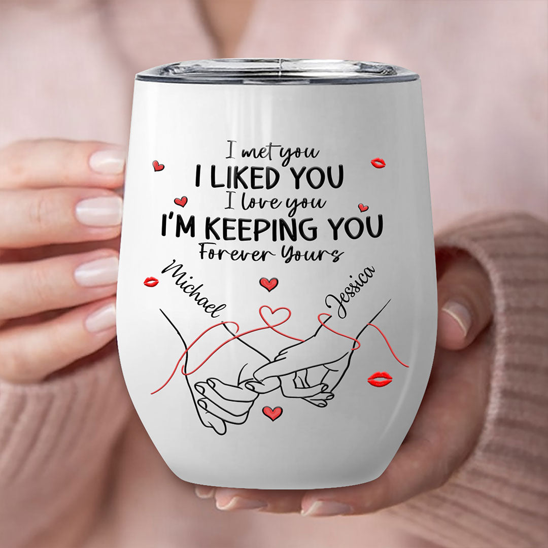 Forever Yours Tumbler Personalized Gifts For Couple