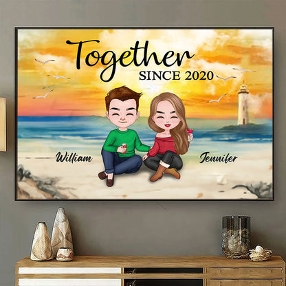 Together Poster For Couple Personalized Gift For Him For Her