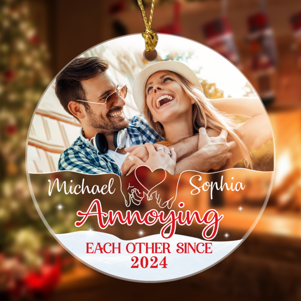 Annoying Each Other Ornament Personalized Gift For Couple For Wife Husband