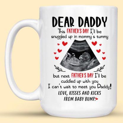 I Can’t Wait To Meet You Mug Personalized Father’s Day Gift For Expecting Dad
