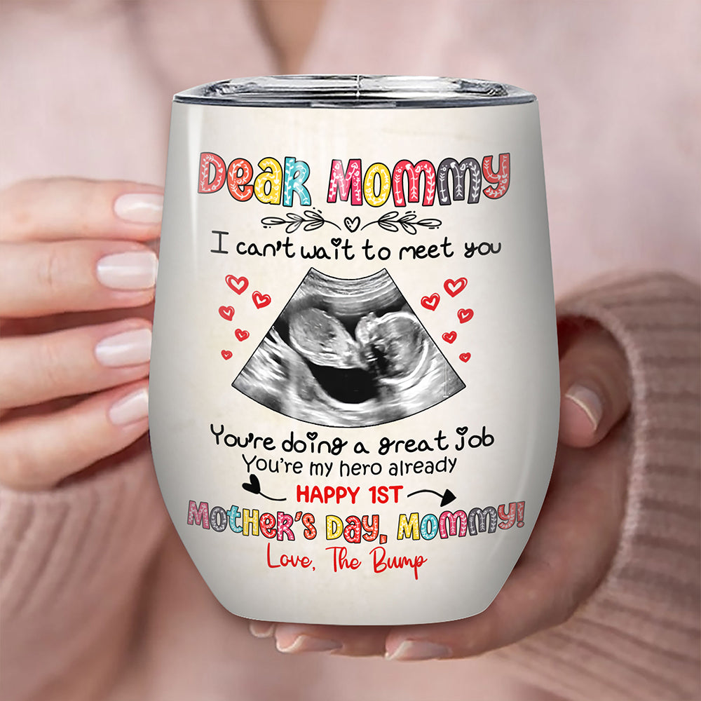 You're Doing A Great Job Wine Tumbler Personalized Gift For Mom To Be