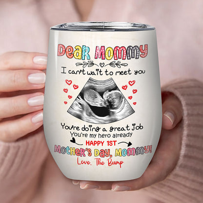 You're Doing A Great Job Wine Tumbler Personalized Gift For Mom To Be