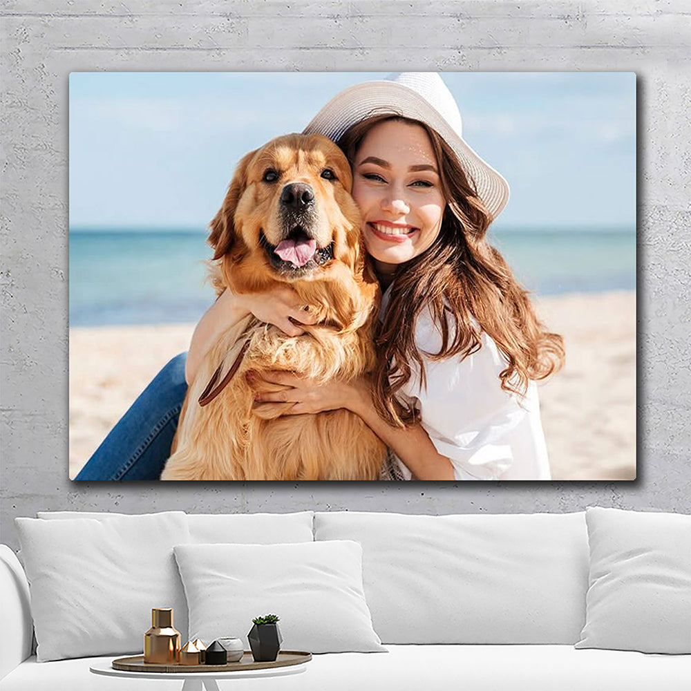 Custom Any Photo On Canvas Personalized New Home Gifts For Family