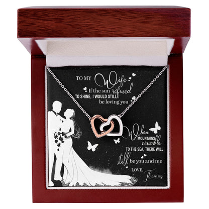 Personalized Gift For Wife There Will Still Be You And Me Necklace