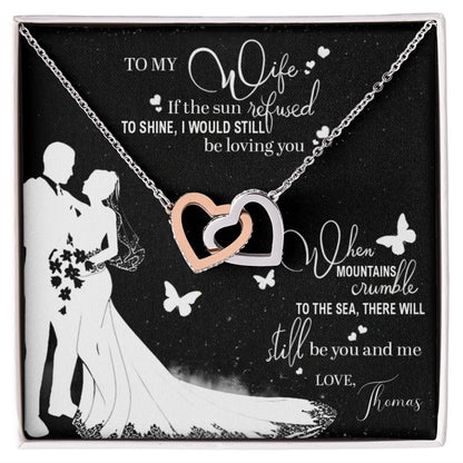 Personalized Gift For Wife There Will Still Be You And Me Necklace
