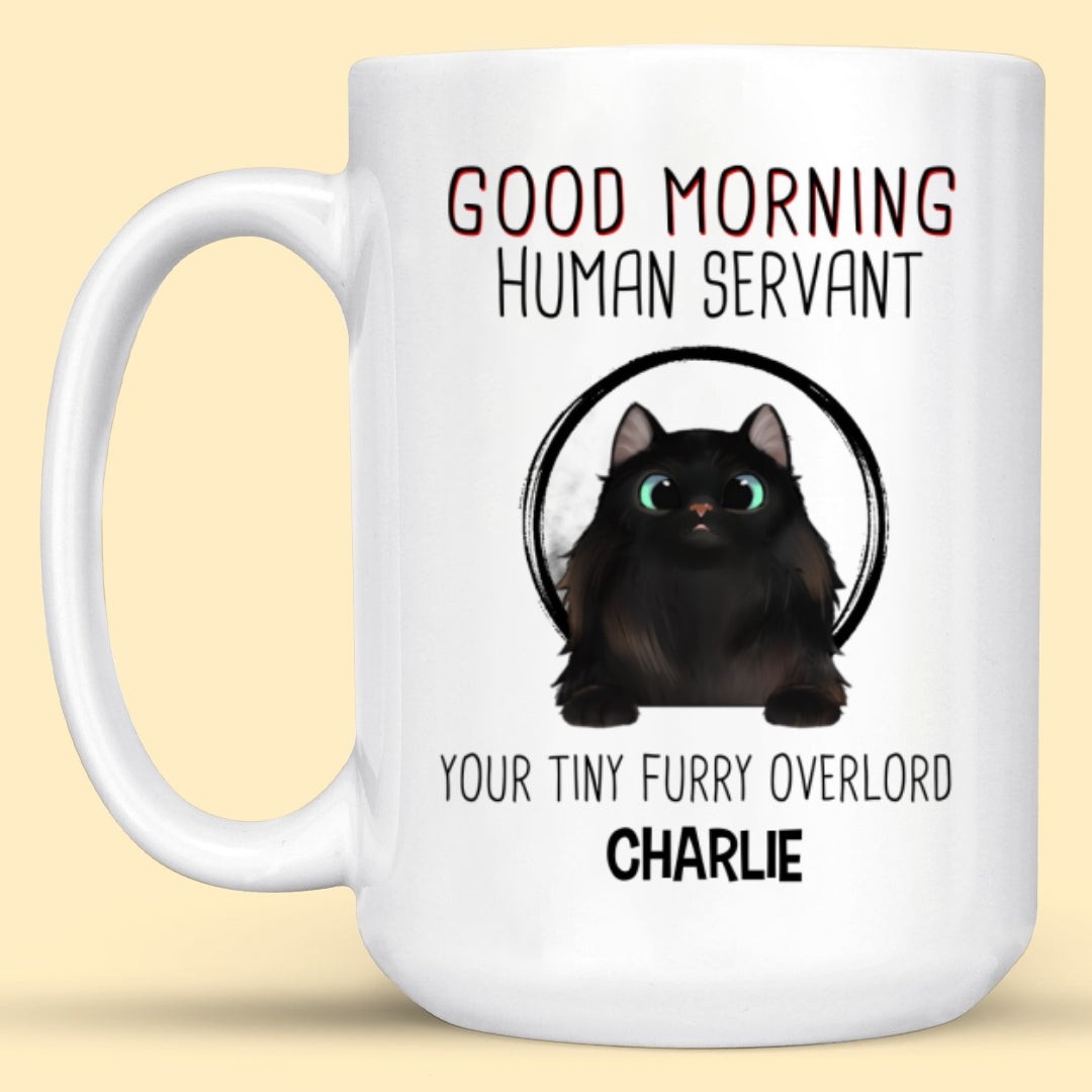 Personalized Gift For Cat Lover Human Servant Mug
