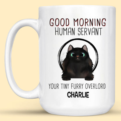 Personalized Gift For Cat Lover Human Servant Mug