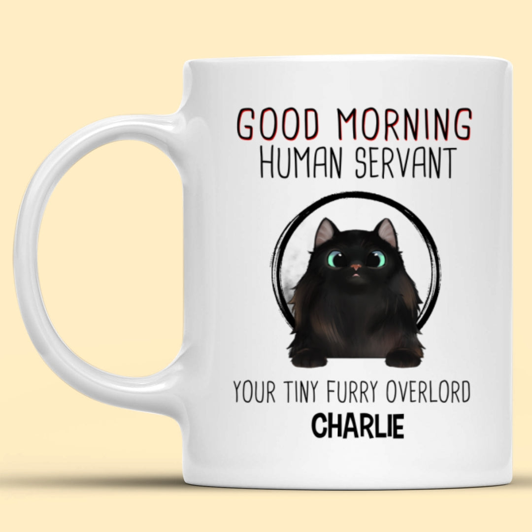 Personalized Gift For Cat Lover Human Servant Mug