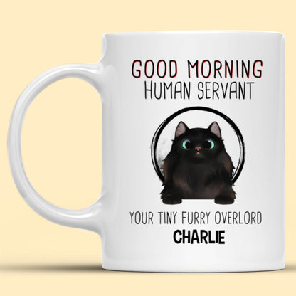 Personalized Gift For Cat Lover Human Servant Mug