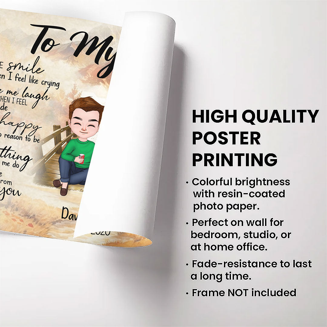 Can't Stop Loving You Poster Personalized Gift For Wife