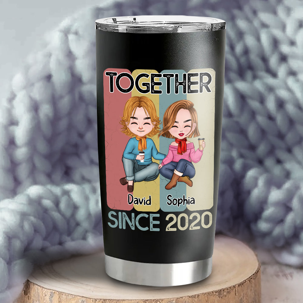 Together Coffee Tumbler Personalized Gift For Couple