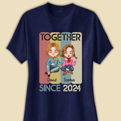 Together T-shirt Personalized Gift For Couple