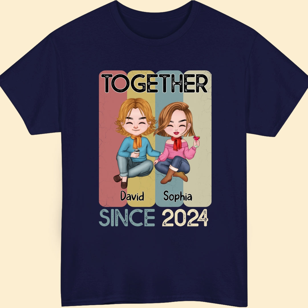 Together T-shirt Personalized Gift For Couple