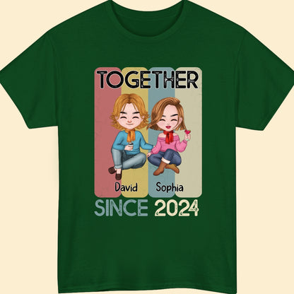 Together T-shirt Personalized Gift For Couple