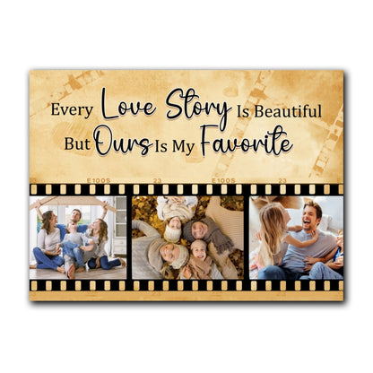 Favorite Love Story Meaningful Canvas Personalized Gifts For Couple
