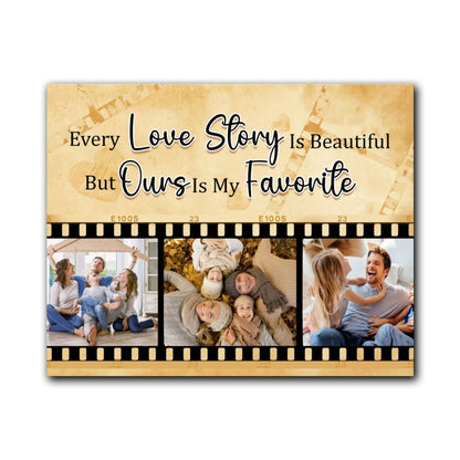 Favorite Love Story Meaningful Canvas Personalized Gifts For Couple