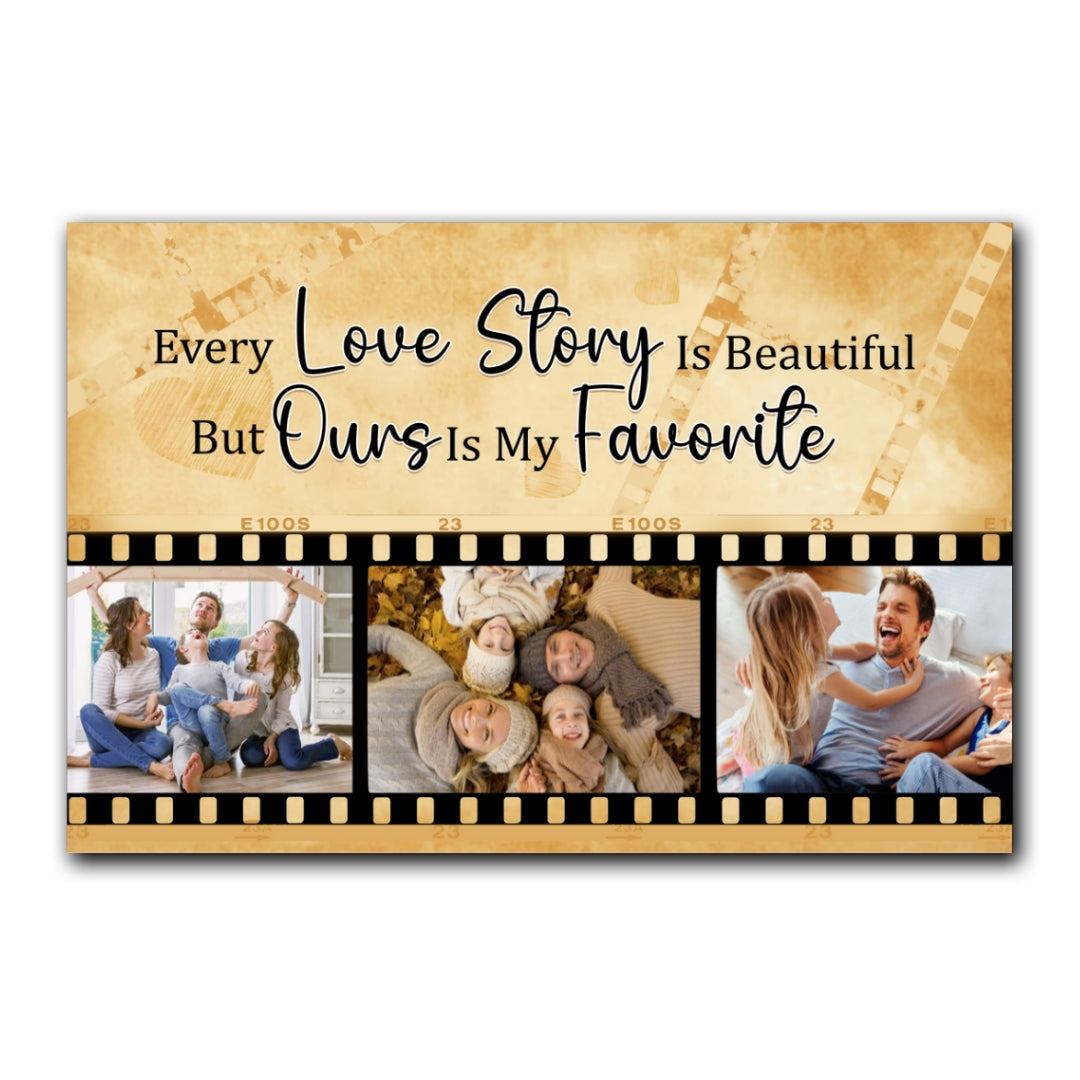 Favorite Love Story Meaningful Canvas Personalized Gifts For Couple