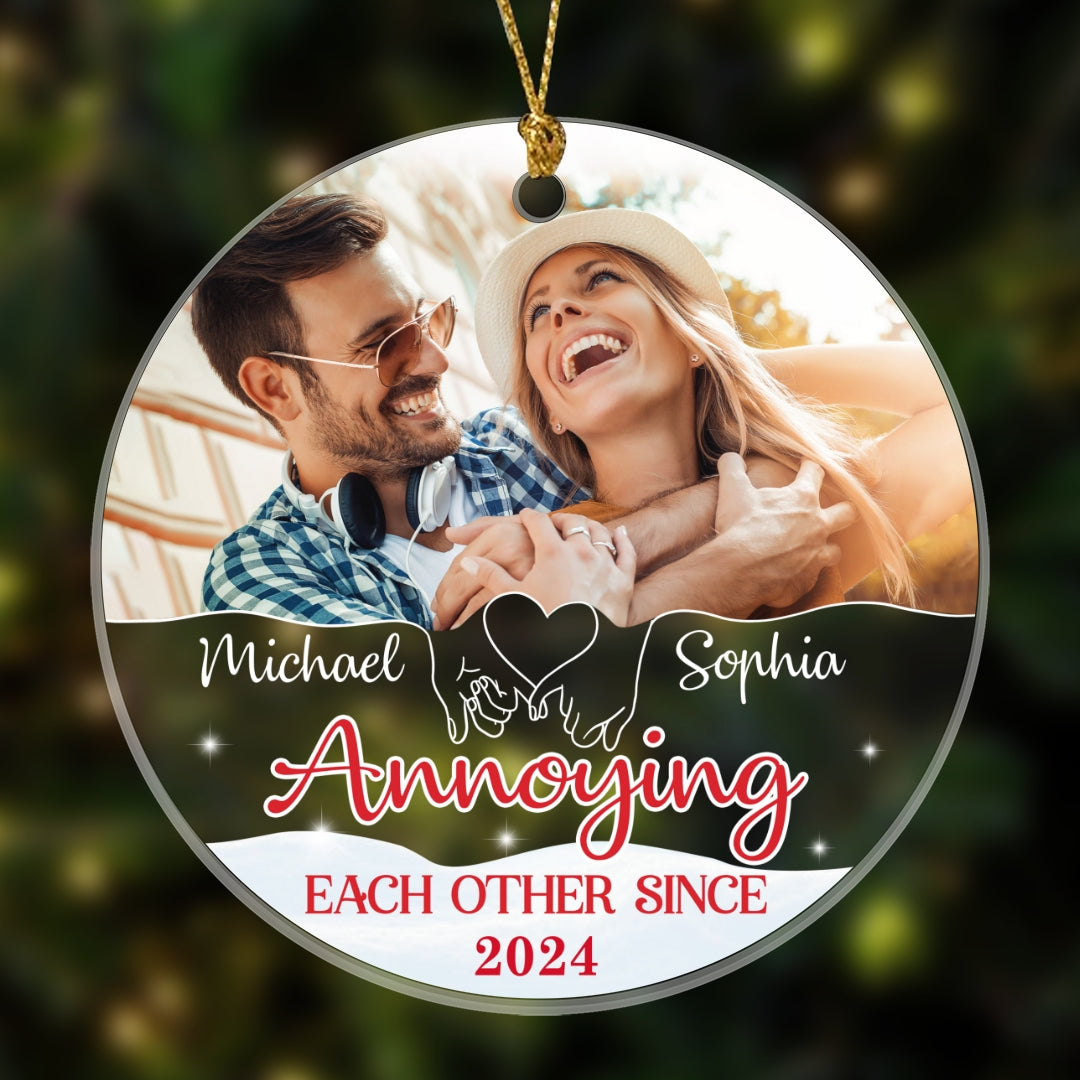 Annoying Each Other Ornament Personalized Gift For Couple For Wife Husband