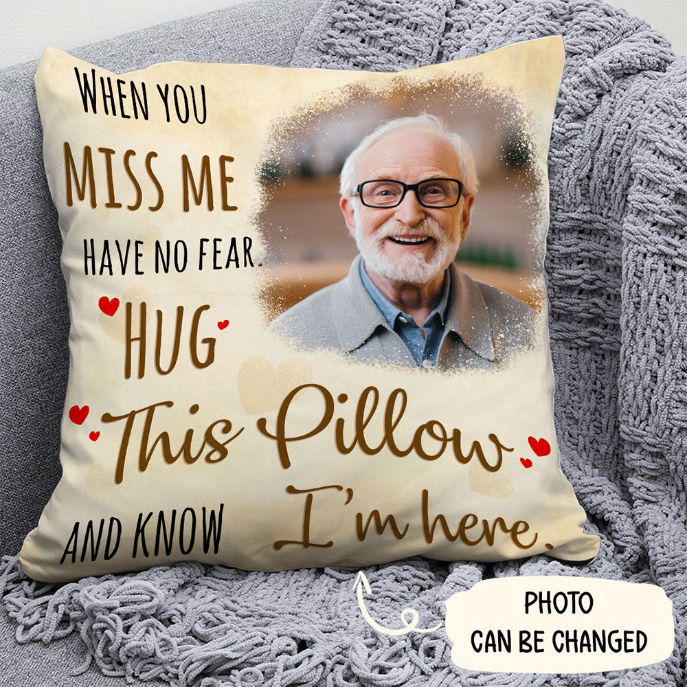 Hug This Pillow Personalized Memorial Gift For Family