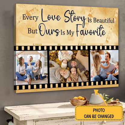 Favorite Love Story Meaningful Canvas Personalized Gifts For Couple