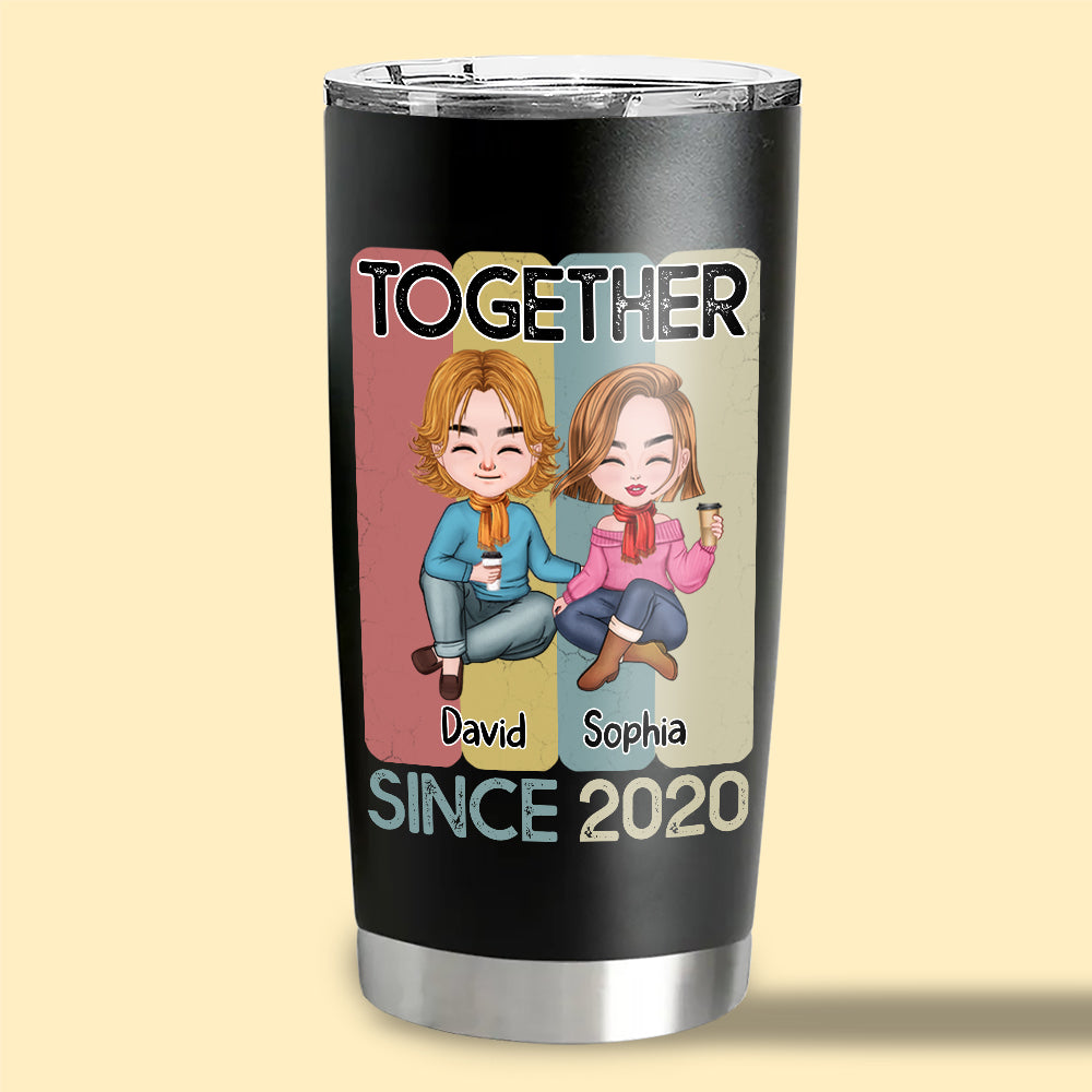Together Coffee Tumbler Personalized Gift For Couple