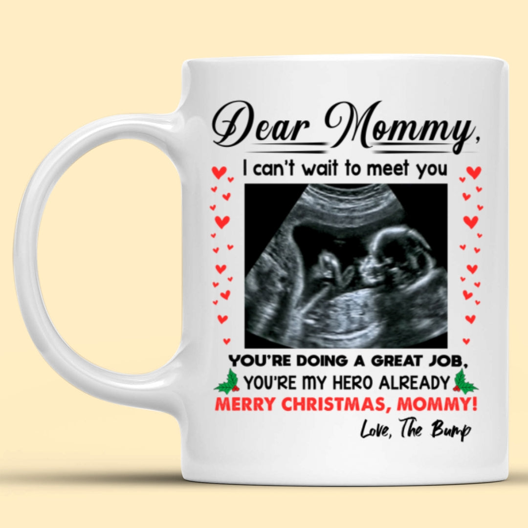 You’re My Hero Christmas Perfect Mug Personalized Gift For Expecting Mom