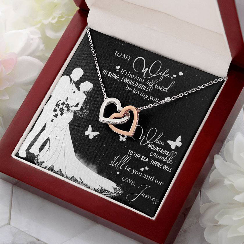 Personalized Gift For Wife There Will Still Be You And Me Necklace